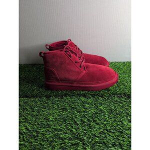 UGG Men's Red Neumel Classic Suede Lace Up Chukka Boot Shoes Mens Size 6